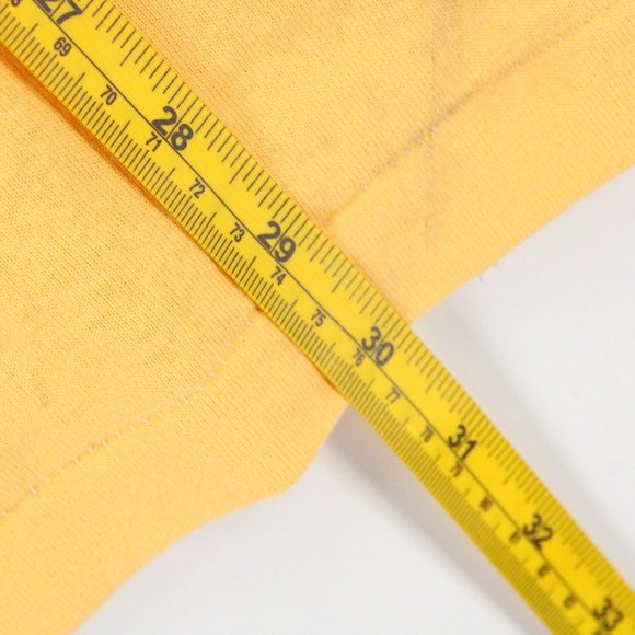 Vintage PSI Shirt Mens Yellow Baltimore Big Sun Face Graphic Single Stitch L 90s - Picture 12 of 12